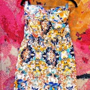 Rebecca Minkoff Abstract Print Dress